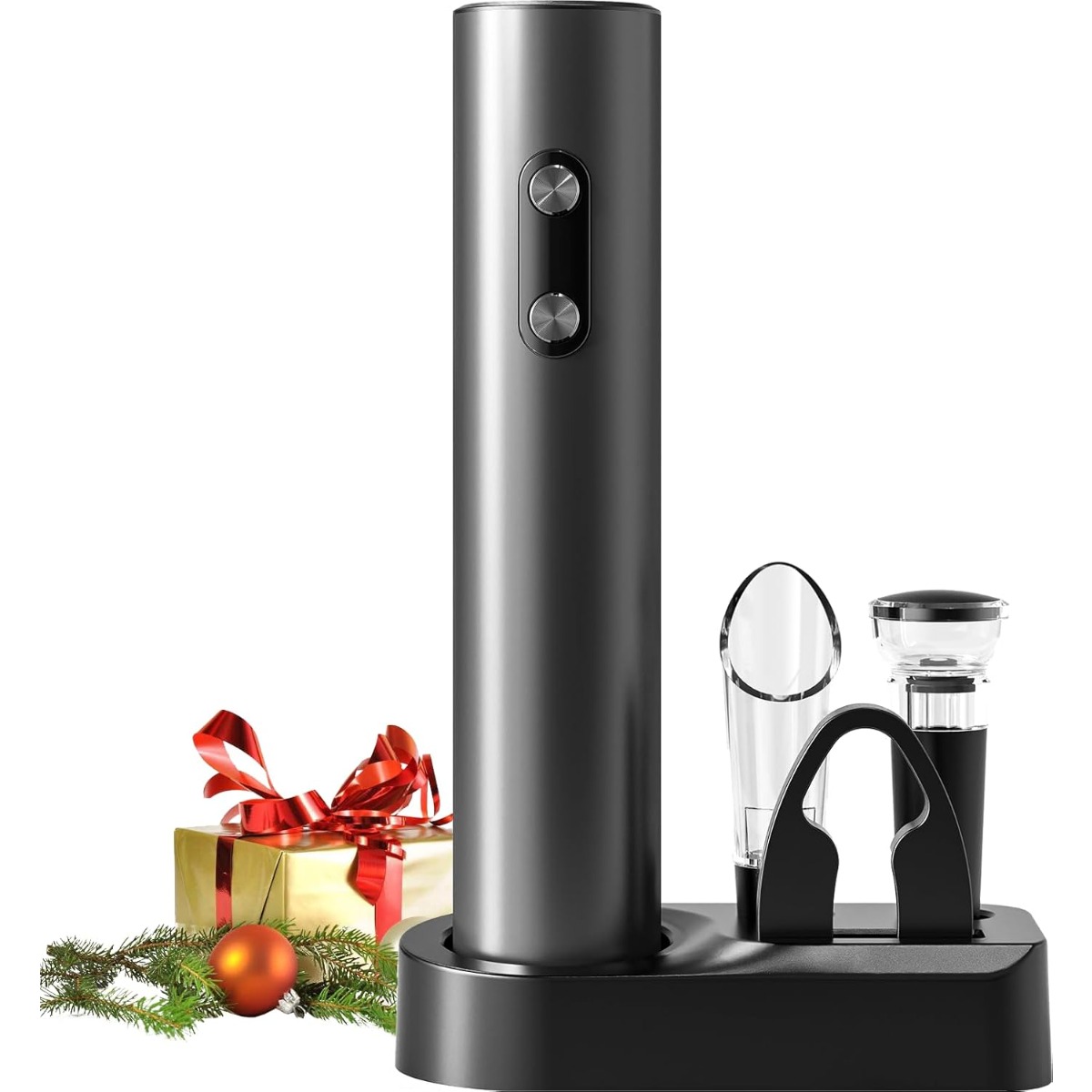 Wine Opener Electric - مجموعة فتاحة النبيذ الكهربائية فتاحة زجاجات