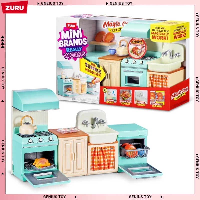 Kitchen Appliances For Kids - مجموعة مطبخ زورو ميني براندز السحرية،