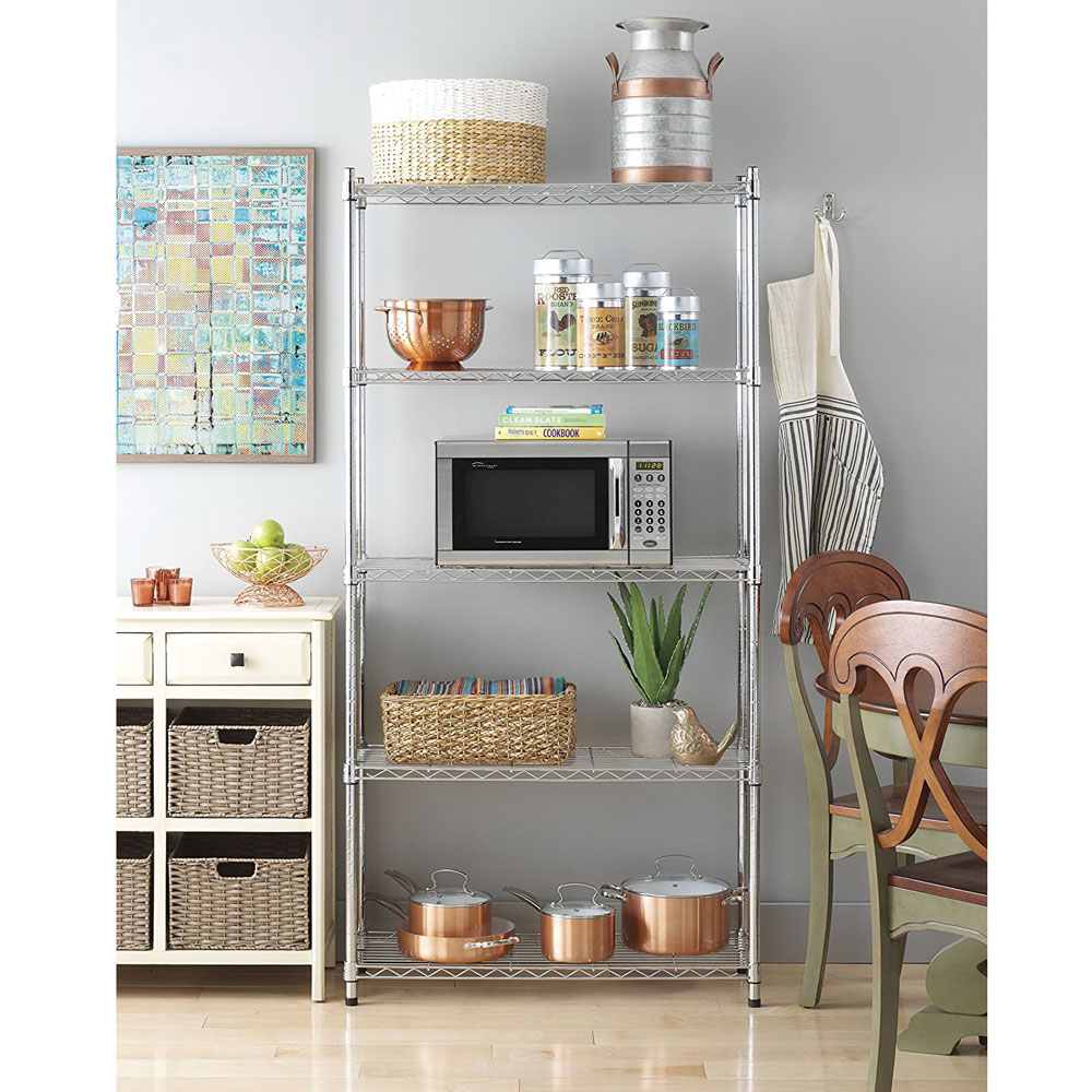 Kitchen Appliances Warehouse - رفوف تخزين من 5 طبقات، خزانة