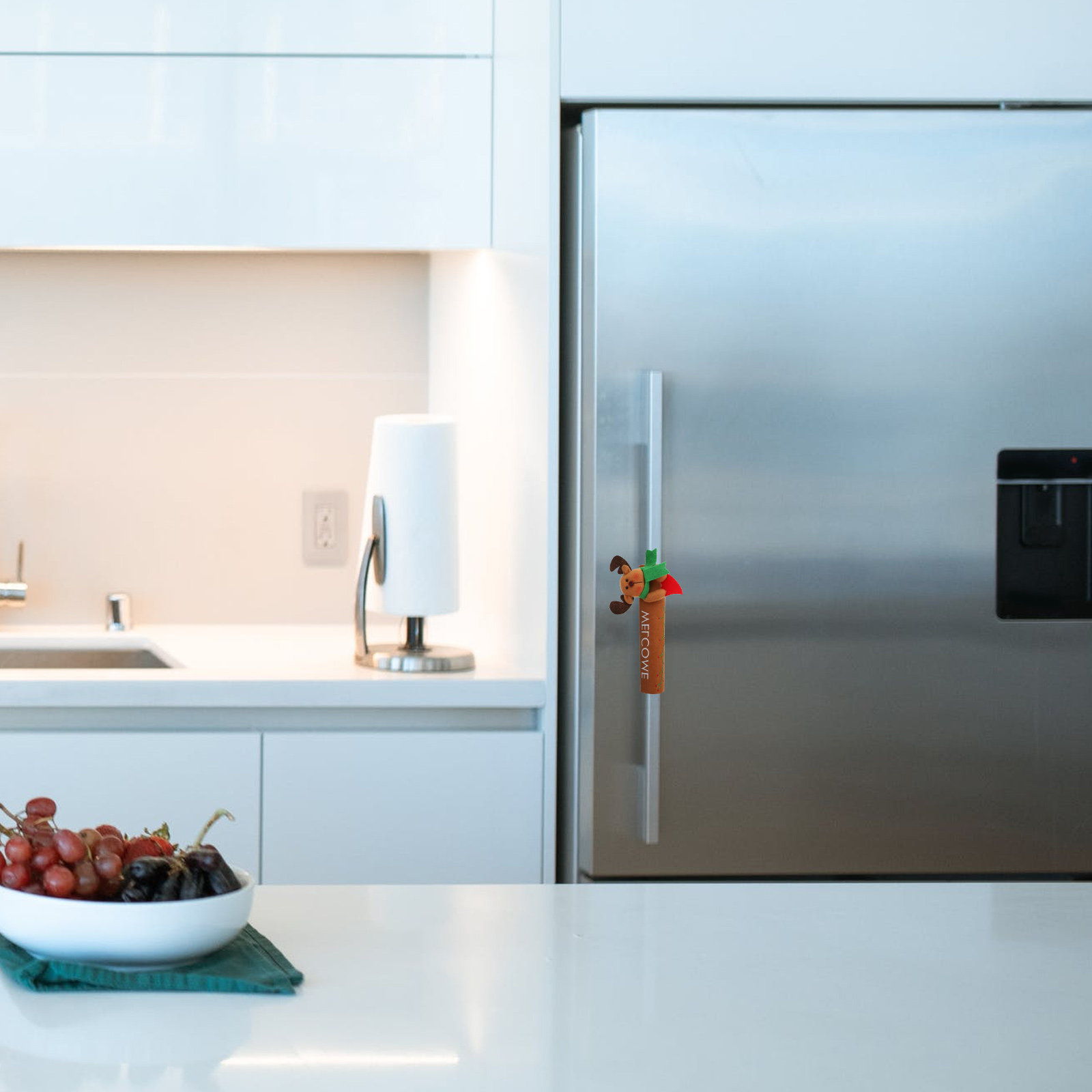 قطعتان من أغطية مقابض الثلاجة  - مراجعة Kitchen Appliances For.Xmas وسعره