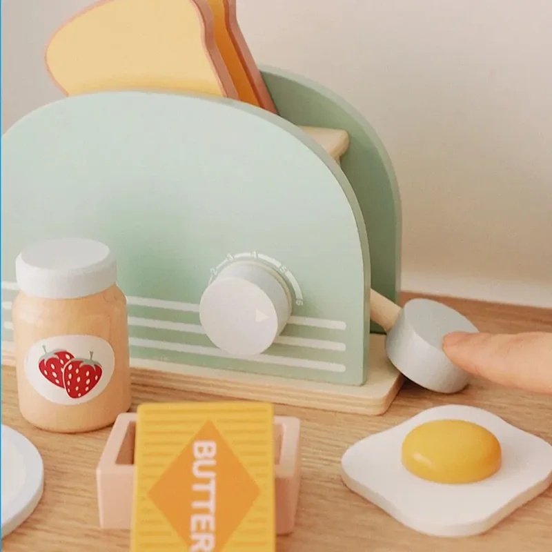 لعبة محمصة خبز خشبية للأطفال،  - مراجعة Kitchen Appliances For Kids وسعره