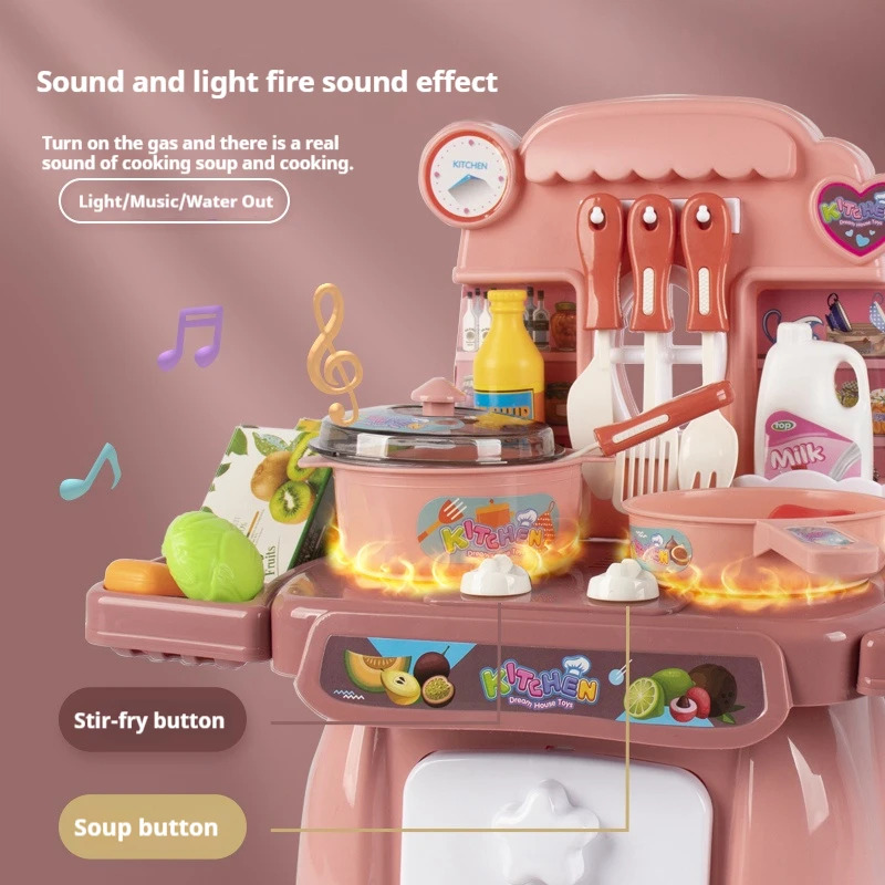 مجموعة ألعاب مطبخ محاكاة مع أض - مراجعة Kitchen Appliances For Kids وسعره