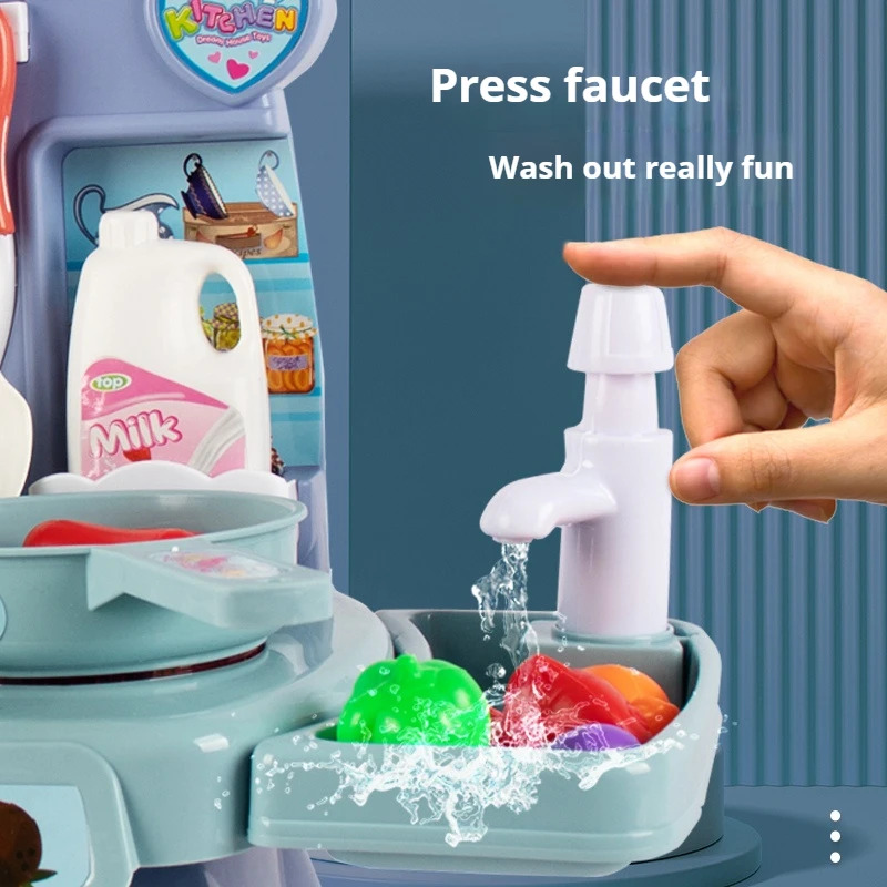 مجموعة ألعاب مطبخ محاكاة مع أض - مراجعة Kitchen Appliances For Kids وسعره