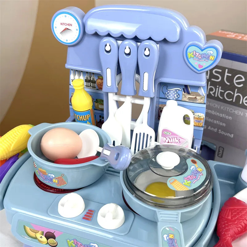 مجموعة ألعاب مطبخ محاكاة مع أض - مراجعة Kitchen Appliances For Kids وسعره