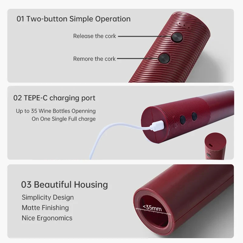 فتاحة زجاجات نبيذ كهربائية من  - مراجعة Wine Opener Electric وسعره
