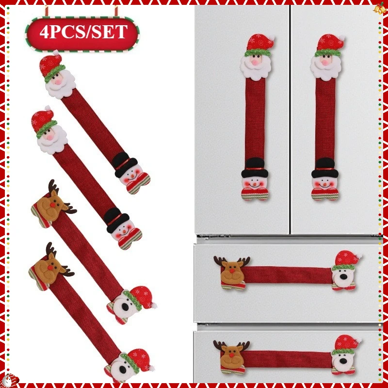 أغطية مقبض باب الثلاجة لعيد ال - مراجعة Kitchen Appliances For.Xmas وسعره