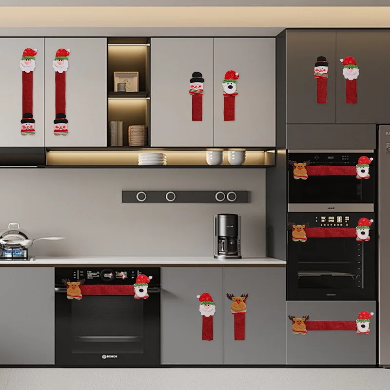 أغطية مقبض باب الثلاجة لعيد ال - مراجعة Kitchen Appliances For.Xmas وسعره