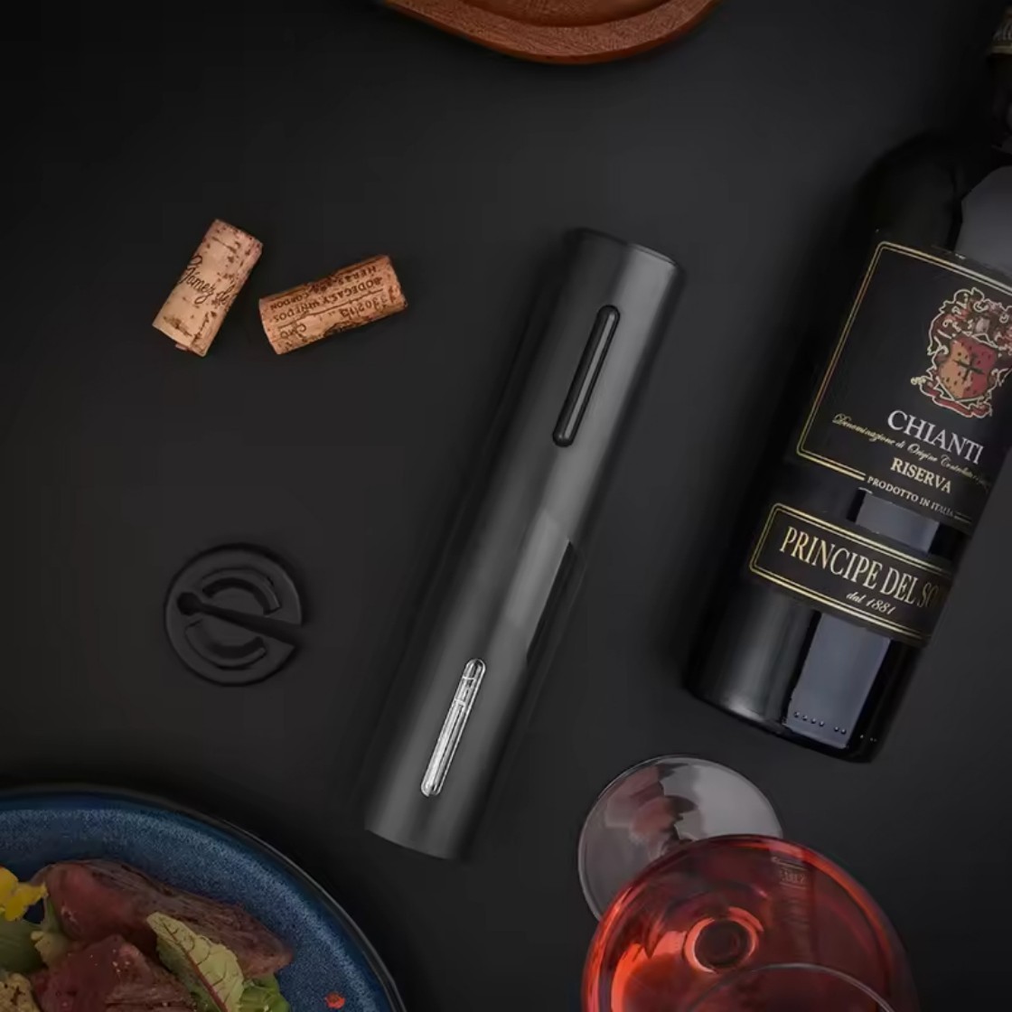 مجموعة فتاحة زجاجات النبيذ الك - مراجعة Wine Opener Electric وسعره