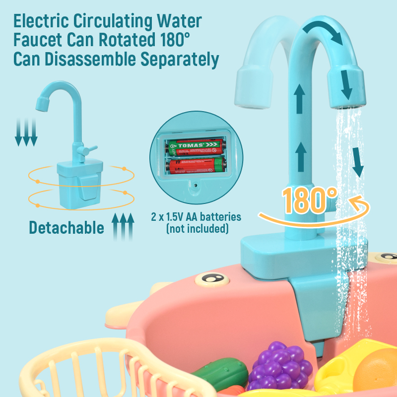 ألعاب حوض المطبخ للأطفال، غسال - مراجعة Kitchen Appliances For Kids وسعره