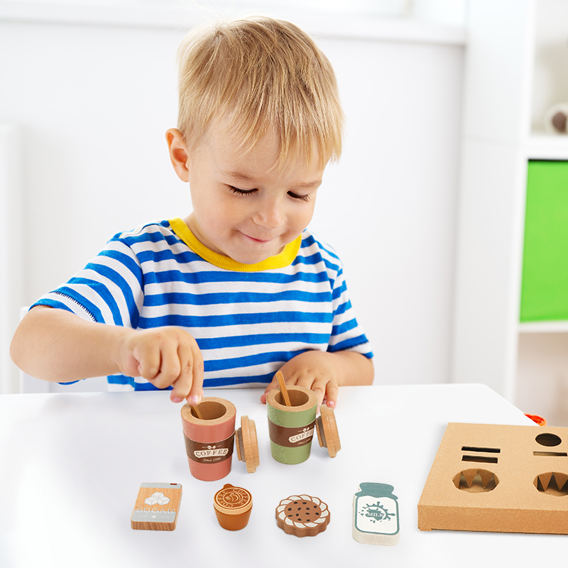 مجموعة ألعاب القهوة الخشبية لل - مراجعة Kitchen Appliances For Kids وسعره